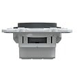 SCHNEIDER ELECTRIC - Prise affleurante 2P+T 16A bornes auto - anthracite - Ovalis - Schneider - vignette