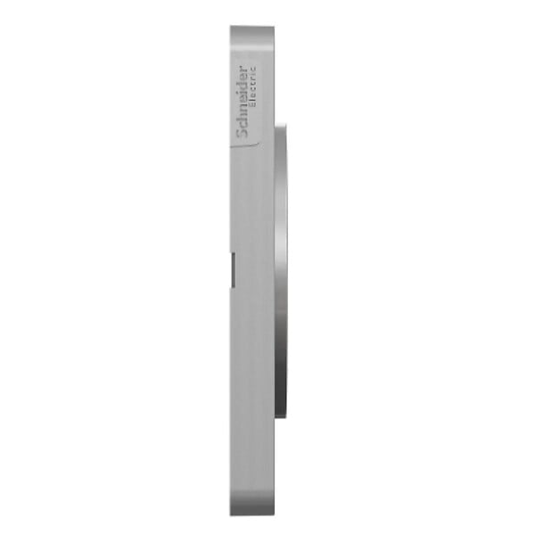 SCHNEIDER ELECTRIC - Plaque 3 postes entraxe 71mm aluminium - Odace Touch - Schneider - large