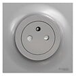 SCHNEIDER ELECTRIC - Prise affleurante avec terre 2P+T aluminium 16A - Odace - Schneider - vignette