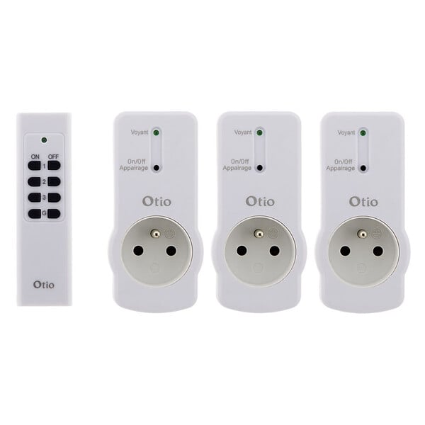 ZENITECH - Pack de 6 prises télécommandées - Blanc - Zenitech - large
