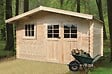 SOLID - Abri de jardin bois LINZ CLASSE 3 - L.406.4xH.253.3xP.455cm - vignette