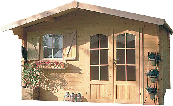 SOLID - Abri de jardin bois MORZINE - L.412.3xP.395xH.241.6cm - large