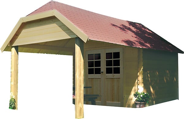 SOLID - Abri de jardin en bois Venezia - L.578.4xH.298.9xP.347.4cm - large