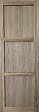 GD MENUISERIES - Porte Coulissante bois Frake 3 Panneaux H204 x L73 cm - vignette