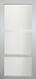 GD MENUISERIES - Porte Coulissante Greyria Gris Clair Vitrée H204 x L83 cm - vignette