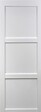 GD MENUISERIES - Porte Coulissante Korya Blanc 3 panneaux H204 x L93 cm - vignette