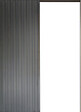 GD MENUISERIES - Porte Coulissante Tamera blanc 4 panneaux H204 x L73 cm, Galandage, kit finition - vignette