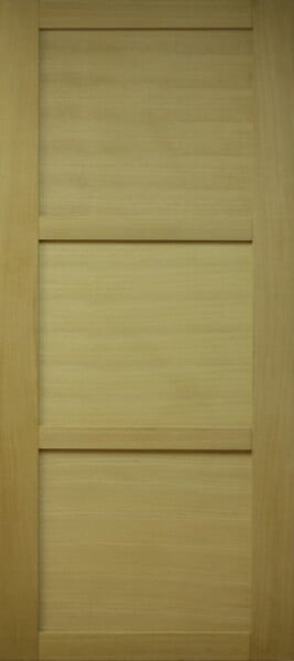 GD MENUISERIES - Porte Coulissante bois Ayous 3 Panneaux H204 x L83 cm - large