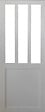 GD MENUISERIES - Porte Coulissante Atelier Blanc H204 x L83 cm - vignette