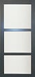 GD MENUISERIES - Porte Coulissante Blakeria Gris Anthr Vitrée H204 x L83 cm - vignette