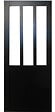 GD MENUISERIES - Porte Coulissante Atelier Noir H204 x L93 cm - vignette