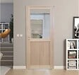 GD MENUISERIES - Bloc Porte Atelier placage chene H204 x L73 cm Côte Tableau P.Droit - vignette