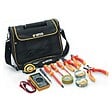 VITO - Sacoche professionnelle électricien 12 Outils Poignée acier renforcée Nylon haute Qualité Sac bandoulière VITO - vignette