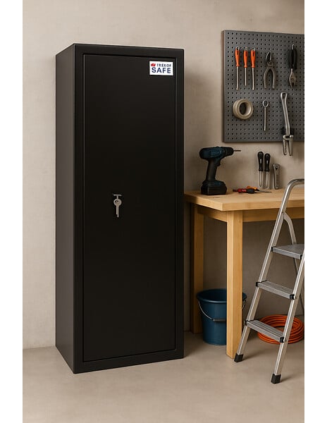 TRESORSAFE - Armoire À Fusils Tresorsafe 8 Armes Serrure À Clés - large