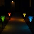 LUMISKY - 4 balises solaires champignons multicolores MUSHY H24cm - vignette
