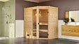 WEKA - Sauna d'angle VALIDA 1 GTF en épicéa - L.189xH.203.5xP.139cm - vignette