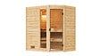 WEKA - Sauna d'angle VALIDA 1 GTF en épicéa - L.189xH.203.5xP.139cm - vignette