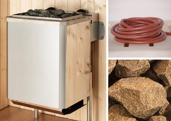 WEKA - Sauna d'intérieur bois VALIDA 2 GT - L.189xH.203.4xP.139cm - large