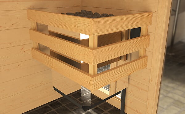 WEKA - Sauna d'intérieur bois VALIDA 2 GT - L.189xH.203.4xP.139cm - large