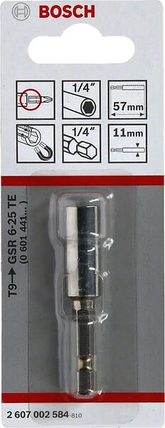 BOSCH - Porte-embout universel 1/4'' 57mm - BOSCH - 2607002584 - large