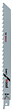 BOSCH - 2 lames scie sabre HCS bois 228 mm S1111K - BOSCH - 2 609 256 700 - vignette