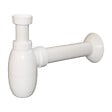 SIKO - Siko Multi siphon de lavabo 5/4″ DN40, pour mitigeur monocommande avec système de vidage, blanc (E560) - vignette