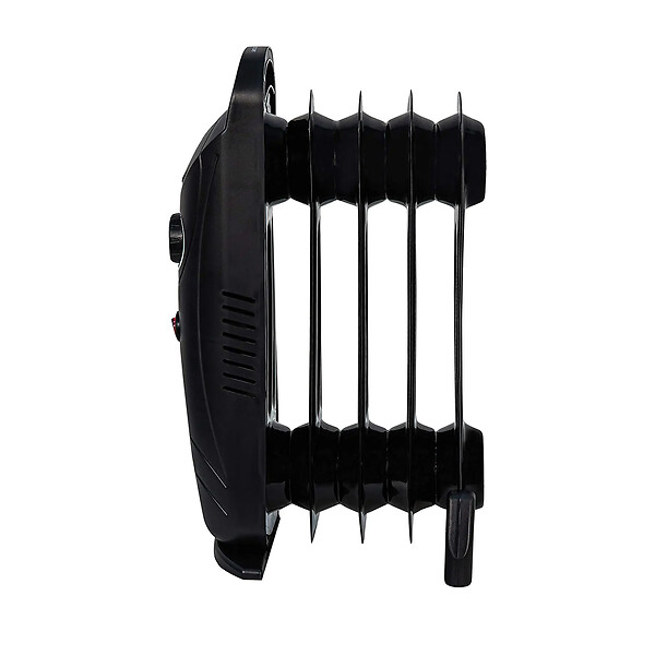SANNOVER - Radiateur Electrique Mobile Bain d'Huile Baneos 500 W Noir Sannover - large