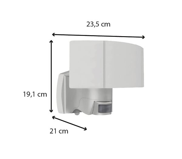 VOLTMAN - Applique filaire Naos A++ et détecteur de mouvement IP44 1000lm - Voltman - large