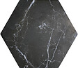 CERAM INDUSTRIE - Carrelage sol et mur Marquina Black - 0.92m²/bte - 20x24cm - vignette