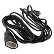 ZENITECH - Rallonge de câble HO5VV-F 2x1mm² - 5m - noir - Zenitech - vignette
