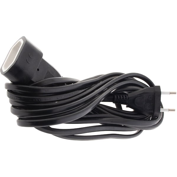 ZENITECH - Rallonge de câble HO5VV-F 2x1mm² - 5m - noir - Zenitech - large