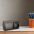 SOLERA - Ensemble prise 2P+T 16A et interrupteur va et vient en saillie - Noir graphite - Solera - vignette