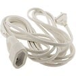 ZENITECH - Rallonge Schuko HO5VV-F 3G1,5mm² 2m - blanc - Zenitech - vignette