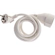 ZENITECH - Rallonge Schuko HO5VV-F 3G1,5mm² 2m - blanc - Zenitech - vignette