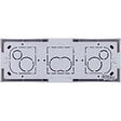 ZENITECH - Triple prise Schuko en saillie + plaque de finition - Blanc - Kalya - Zenitech - vignette