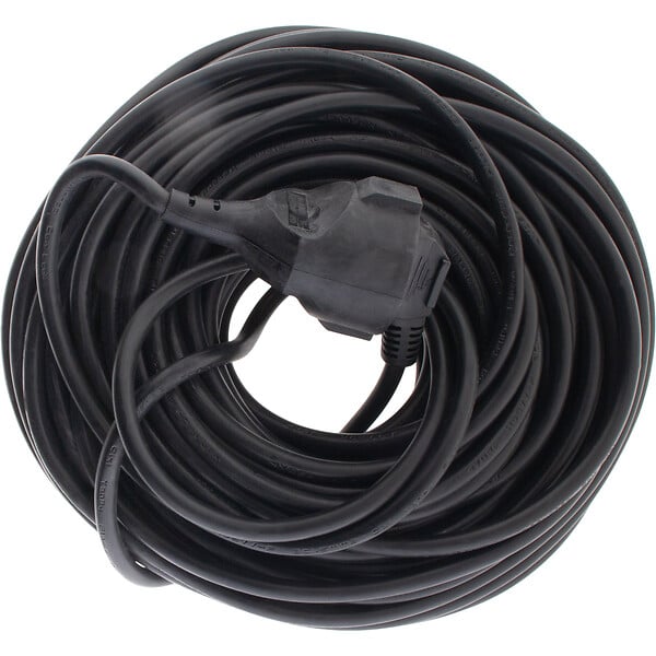 ZENITECH - Rallonge Schuko H05VV-F 3G1,5mm² - 25m - noir - Zenitech - large