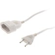 ZENITECH - Rallonge de câble HO5VV-F 2x1mm² - 5m - blanc - Zenitech - vignette
