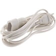 ZENITECH - Rallonge de câble HO5VV-F 2x1mm² - 5m - blanc - Zenitech - vignette