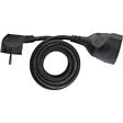 ZENITECH - Rallonge Schuko HO5VV-F 3G1,5mm² 2m - noir - Zenitech - vignette