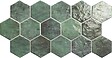 CERAM - Carreau mural hexagonal Hex Zellige - Vert - 26x51cm - vignette