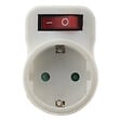 ZENITECH - Prise Schuko 16A + interrupteur - Blanc - Zenitech - vignette