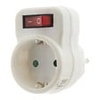 ZENITECH - Prise Schuko 16A + interrupteur - Blanc - Zenitech - vignette