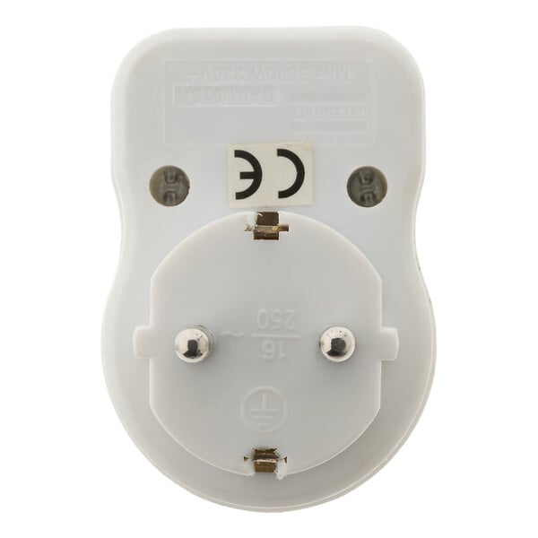 ZENITECH - Prise Schuko 16A + interrupteur - Blanc - Zenitech - large