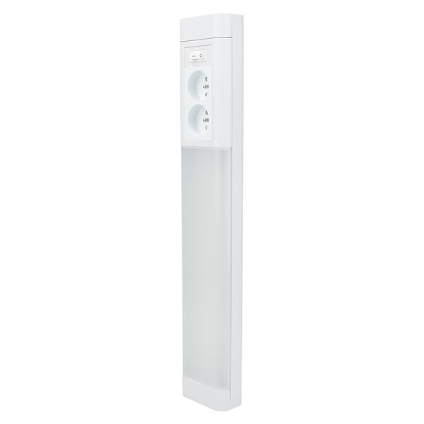 ZENITECH - Réglette LED cuisine 10W 850lm 4000K IP20 + 2 prises - Zenitech - large