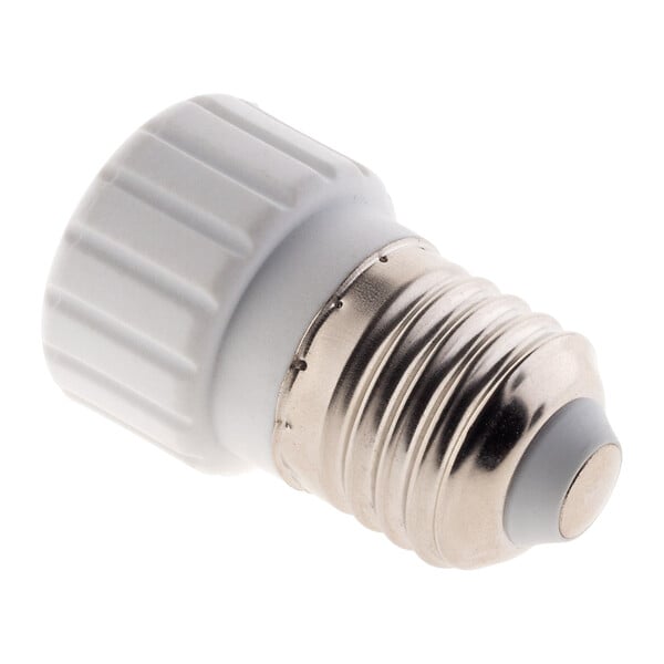 ZENITECH - Adaptateur de douille E27 vers GU10 à visser - Compatible LED - Blanc - Zenitech - large