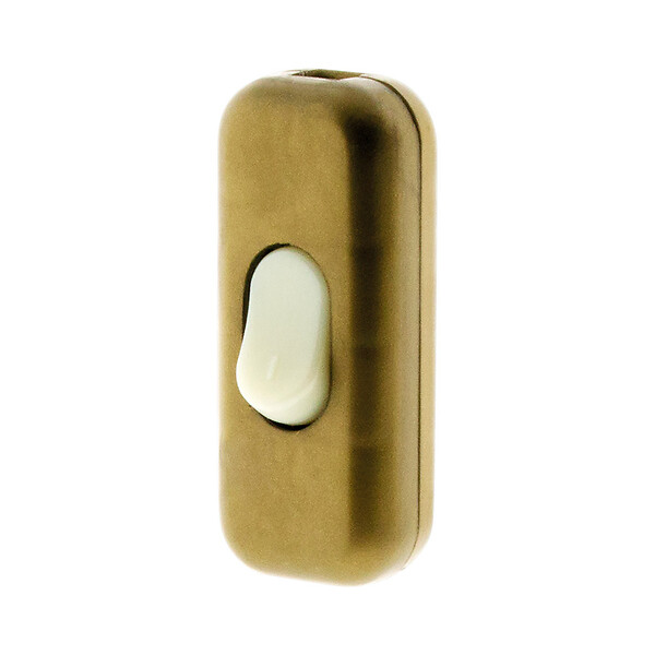 ZENITECH - Interrupteur 2A unipolaire - Marron - Zenitech - large