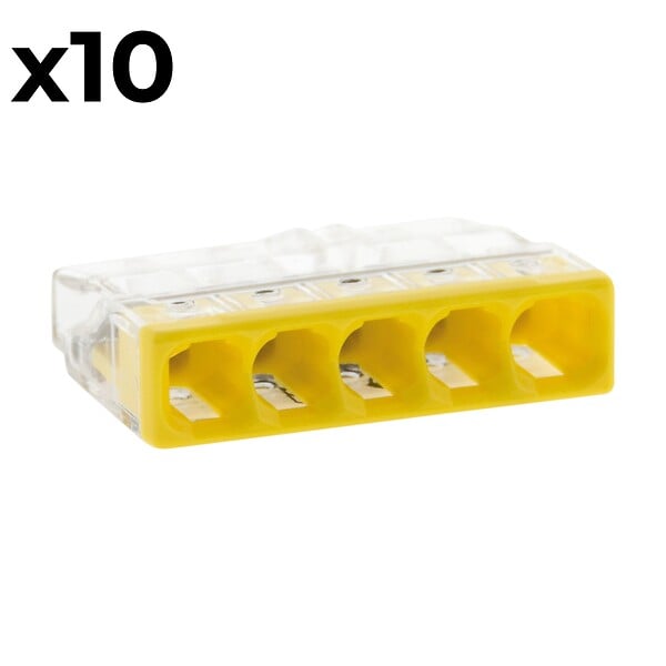 WAGO - Sachet de 10 bornes 5 entrées série 2273 - Wago - large