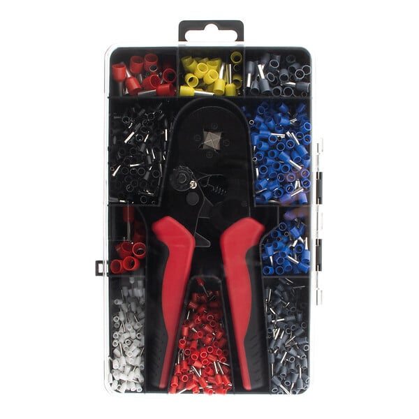 ZENITECH - Lot de 1200 cosses à sertir + pince - 0,5 à 10mm² - Zenitech - large