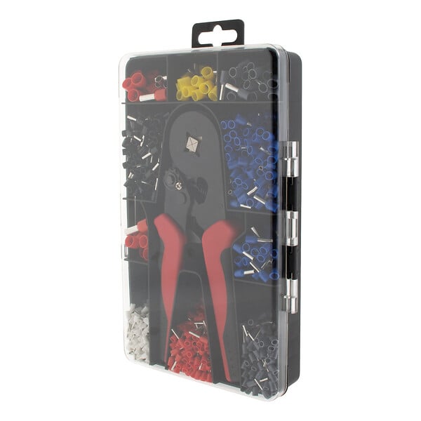 ZENITECH - Lot de 1200 cosses à sertir + pince - 0,5 à 10mm² - Zenitech - large