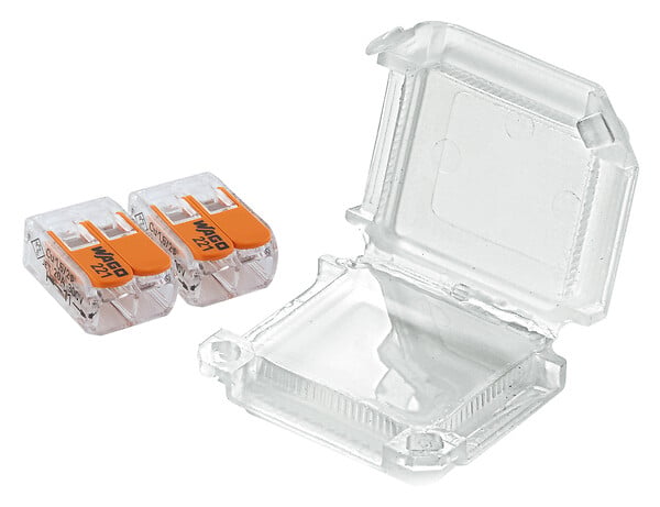 WAGO - Lot de 2 boîtiers de connexion étanches IPX8 2 entrées S221 - Wago - large